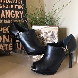 Alfani Black Peep Toe Pumps Size 8.5